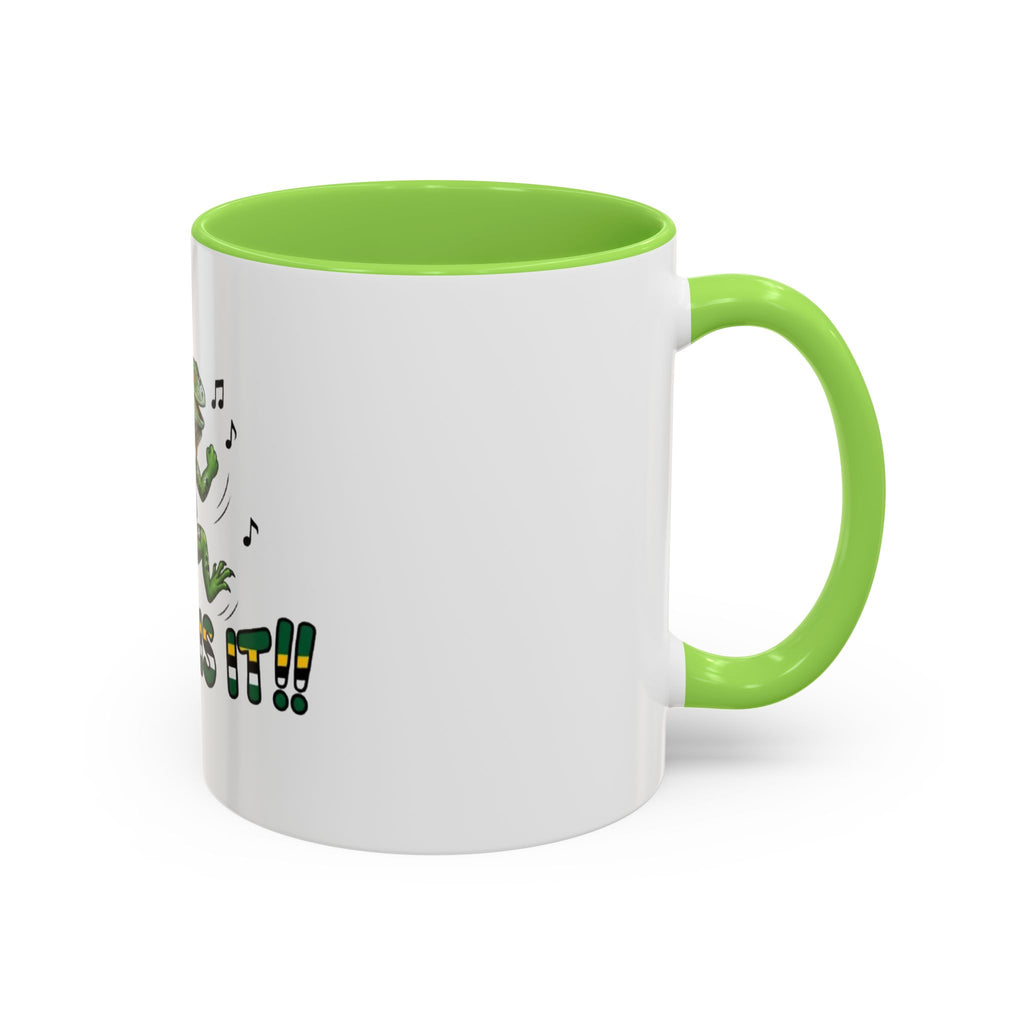 Iguana Dancing 'That Is It!!' Coffee Mug (11oz/15oz)