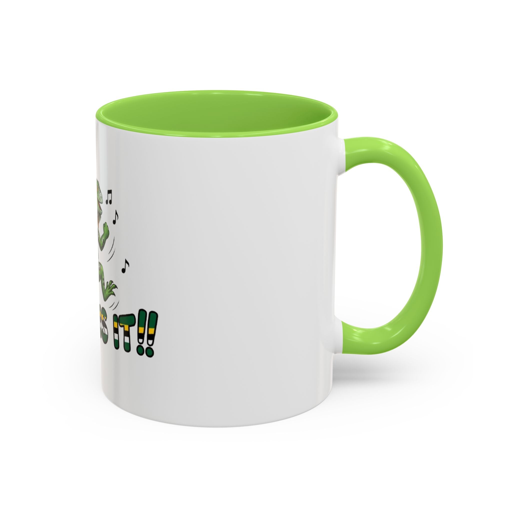Iguana Dancing 'That Is It!!' Coffee Mug (11oz/15oz)