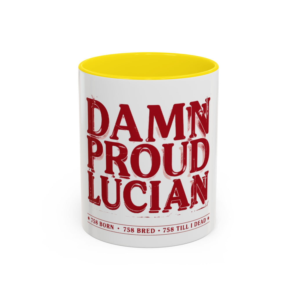 Damn Proud Lucian Coffee Mug — Funny Lucian Pride Accent Mug (11/15oz)