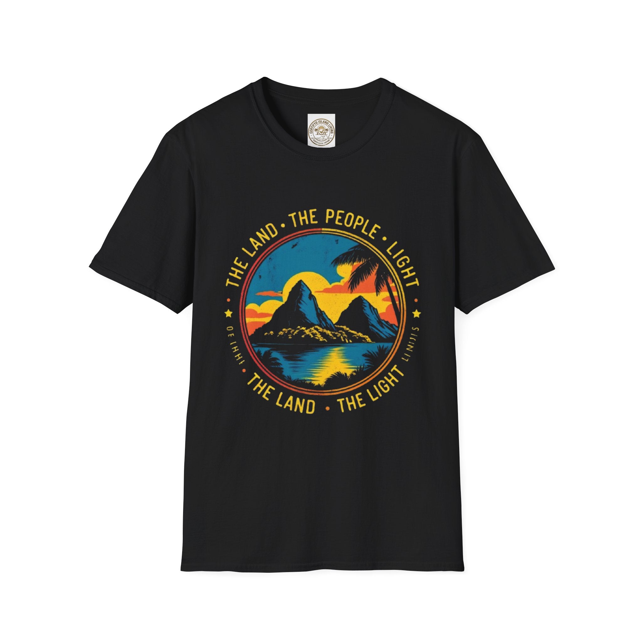 Nature Sunset T-Shirt — "The Land • The People • Light" Graphic Tee
