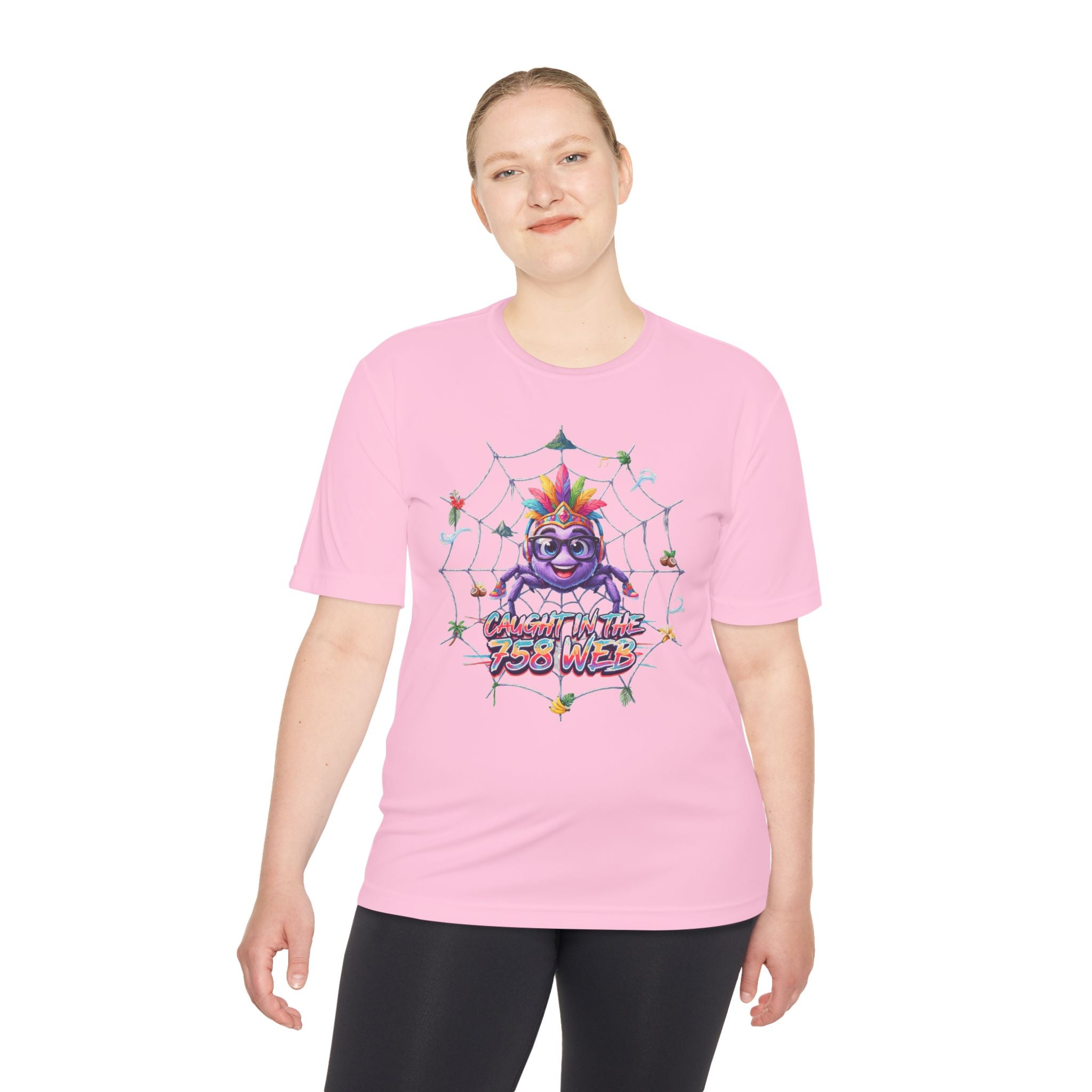 Spider Pride Tee — Colorful Rainbow Spider "Catch Me If You Can" Graphic Shirt