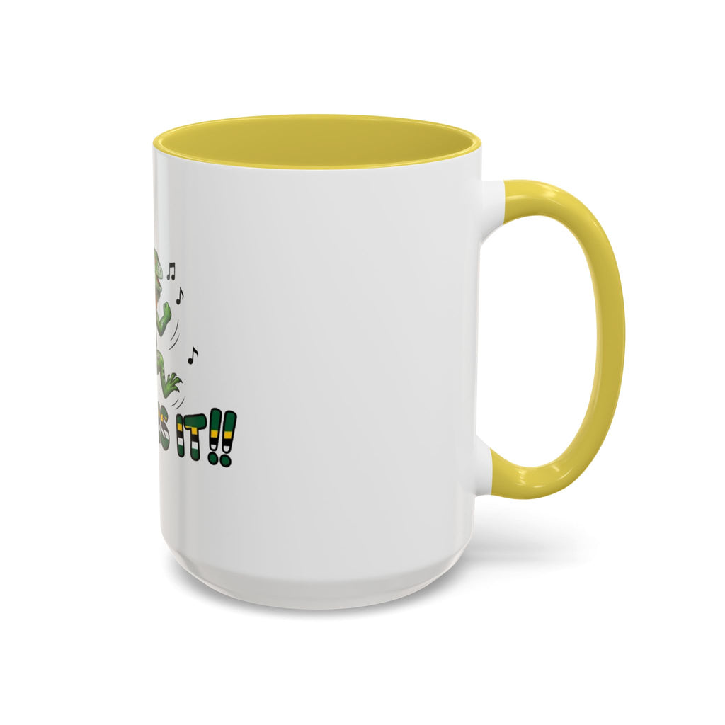 Iguana Dancing 'That Is It!!' Coffee Mug (11oz/15oz)