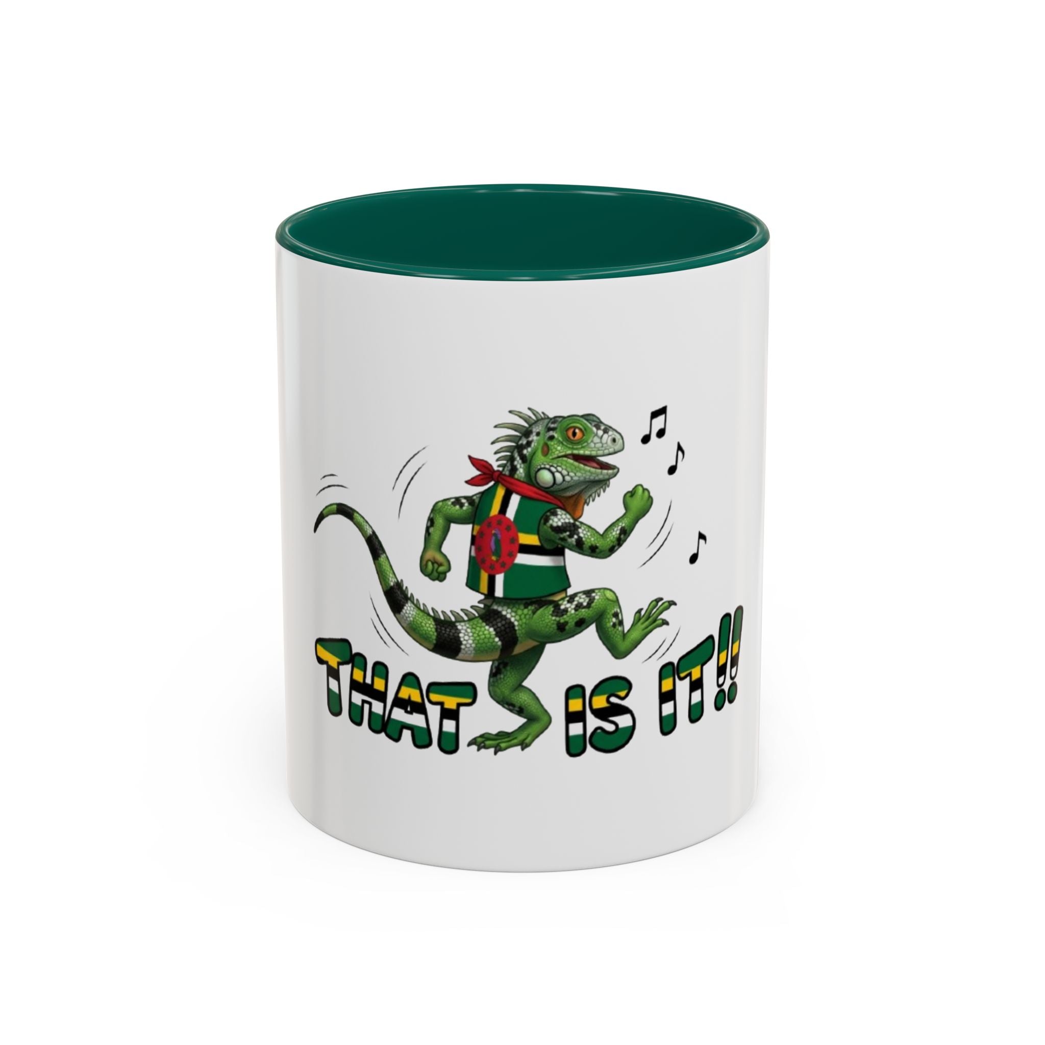 Iguana Dancing 'That Is It!!' Coffee Mug (11oz/15oz)
