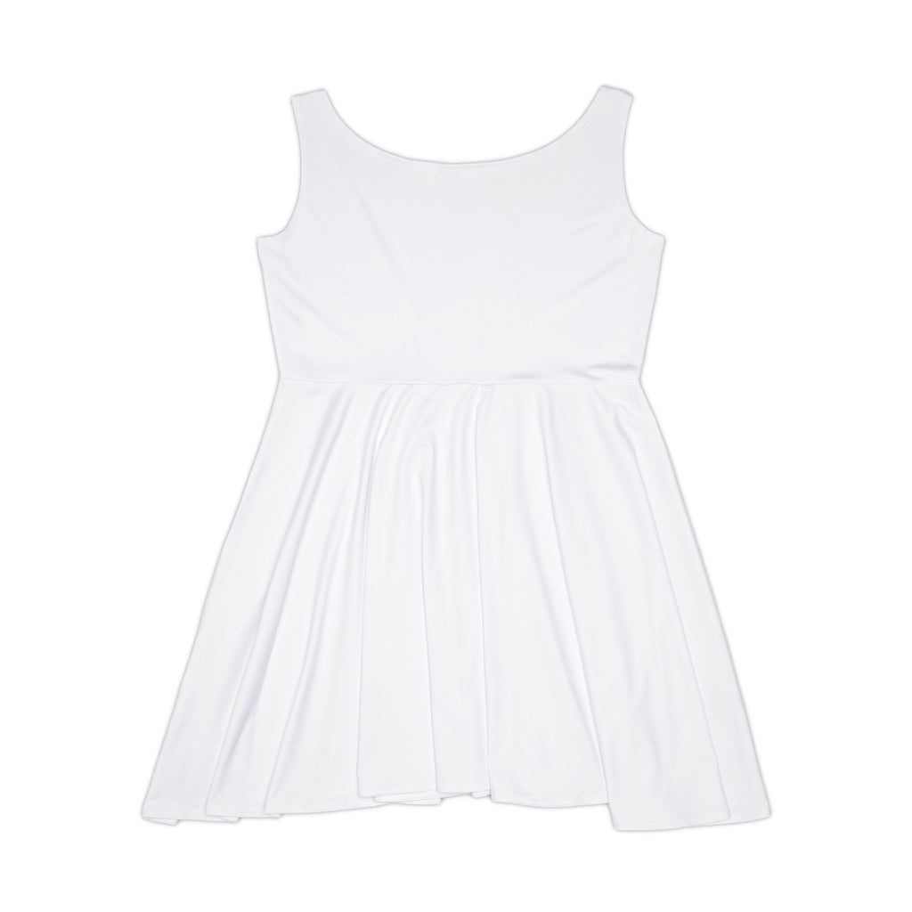 Baddie Floral Skater Dress — Tropical Graphic Women's Dress