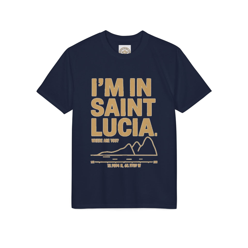 Saint Lucia T-Shirt "I'm In Saint Lucia" - Island Vacation Tee