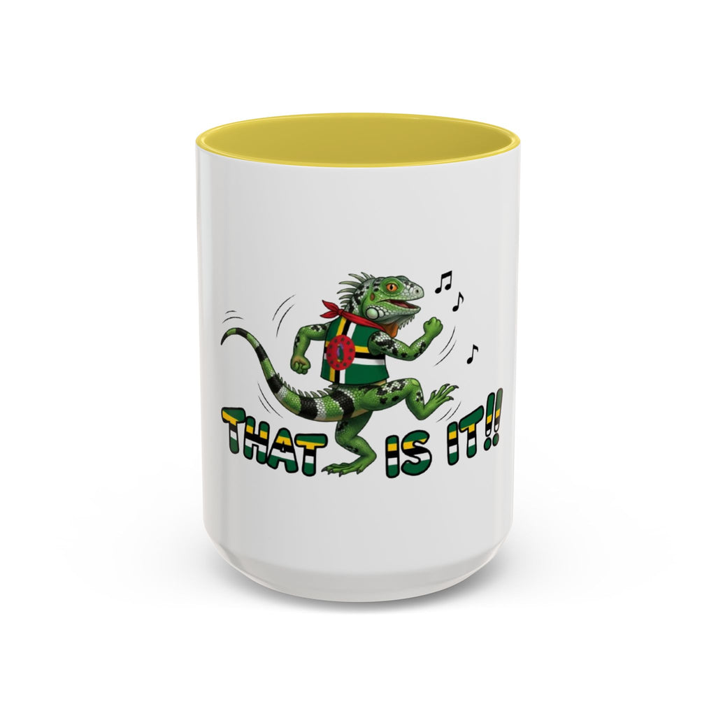 Iguana Dancing 'That Is It!!' Coffee Mug (11oz/15oz)