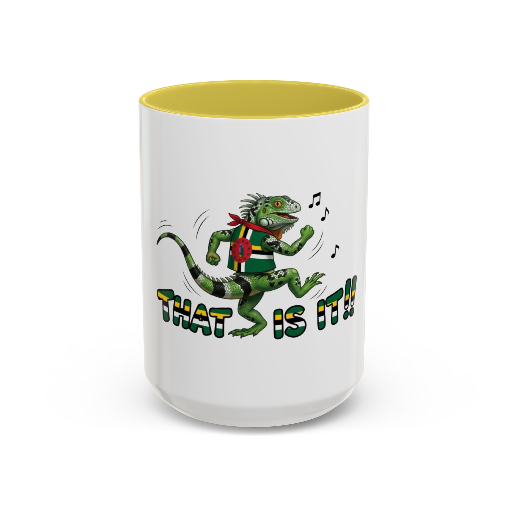 Iguana Dancing 'That Is It!!' Coffee Mug (11oz/15oz)