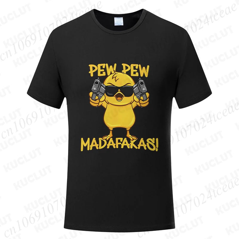 Pew Pew Madafakas Men's Graphic Tee – Funny Oversized Streetwear