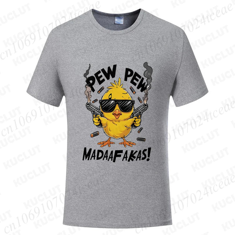 Pew Pew Madafakas Men's Graphic Tee – Funny Oversized Streetwear
