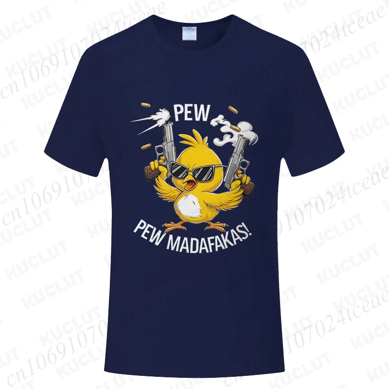 Pew Pew Madafakas Men's Graphic Tee – Funny Oversized Streetwear