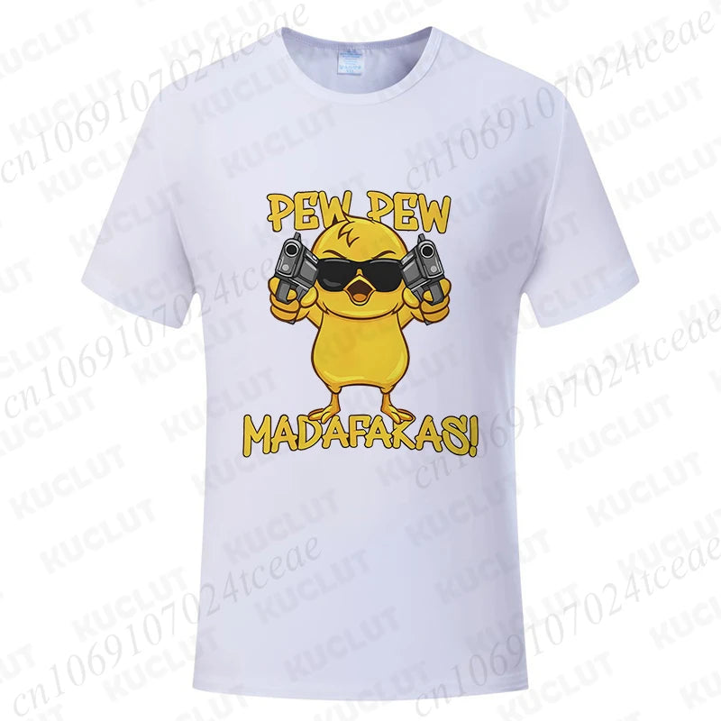 Pew Pew Madafakas Men's Graphic Tee – Funny Oversized Streetwear