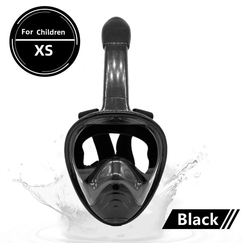 Full Face Snorkel Diving Mask – Anti-Fog Underwater Scuba Mask for Adults & Kids