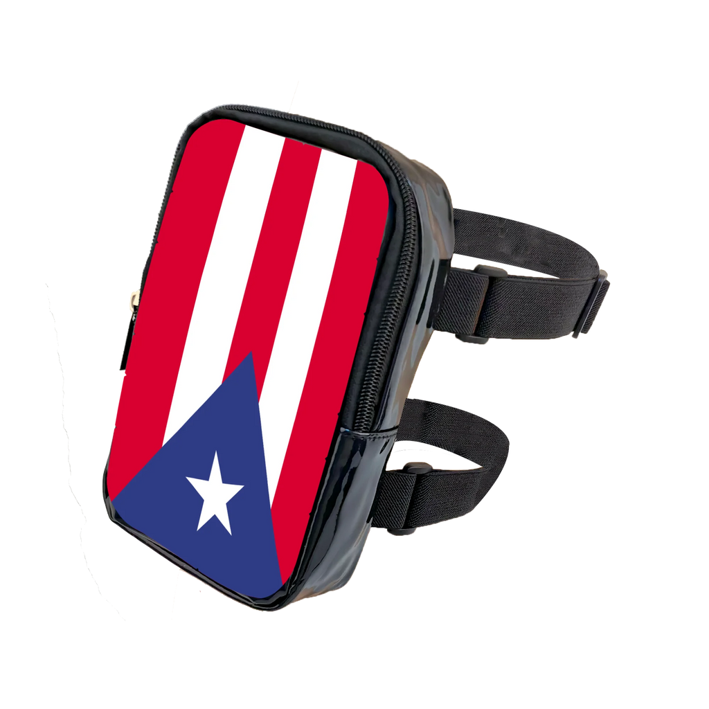 Carnival Flag Leg Bag | Women's Adjustable PU Thigh Waist Pouch