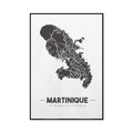 Guadeloupe & Martinique Map Print