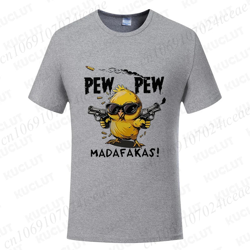 Pew Pew Madafakas Men's Graphic Tee – Funny Oversized Streetwear