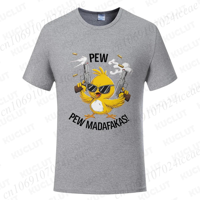 Pew Pew Madafakas Men's Graphic Tee – Funny Oversized Streetwear