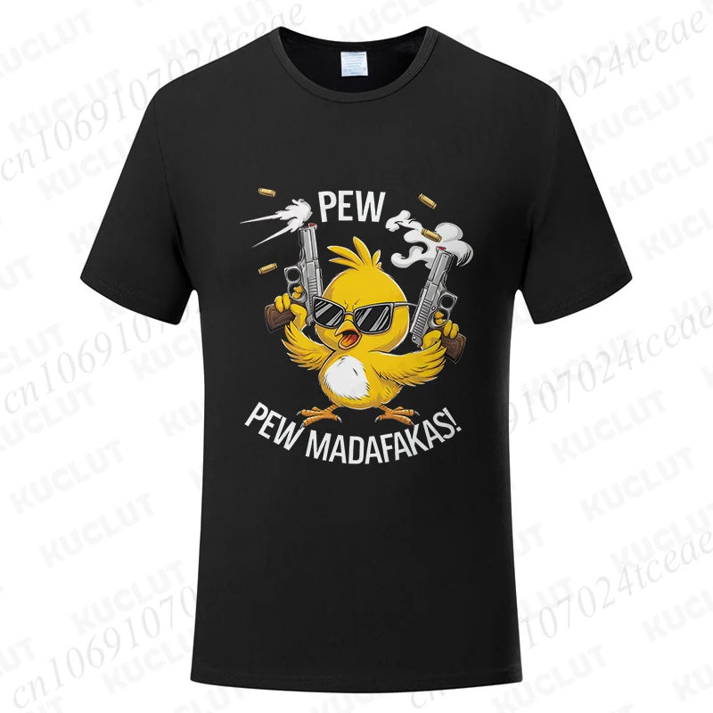 Pew Pew Madafakas Men's Graphic Tee – Funny Oversized Streetwear