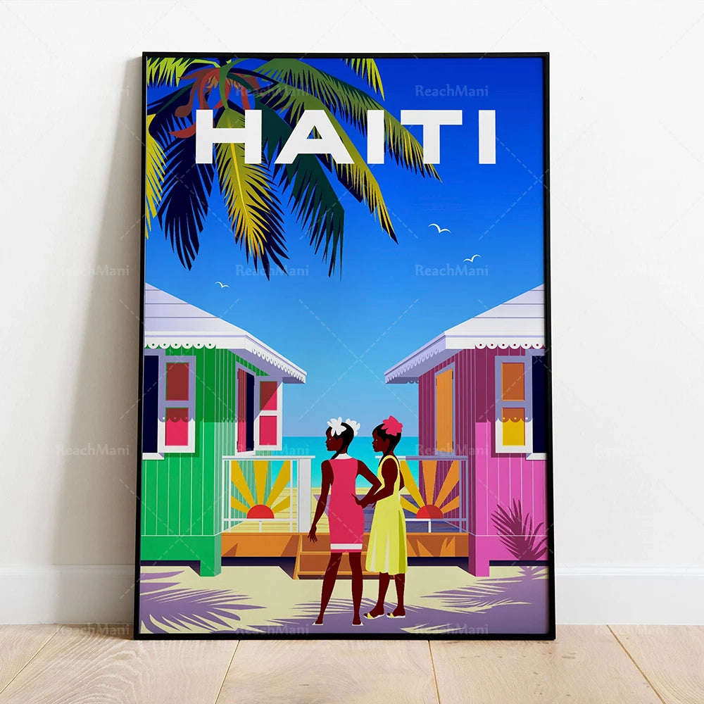 Caribbean Islands Travel Poster