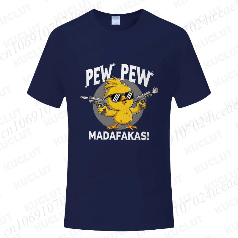 Pew Pew Madafakas Men's Graphic Tee – Funny Oversized Streetwear