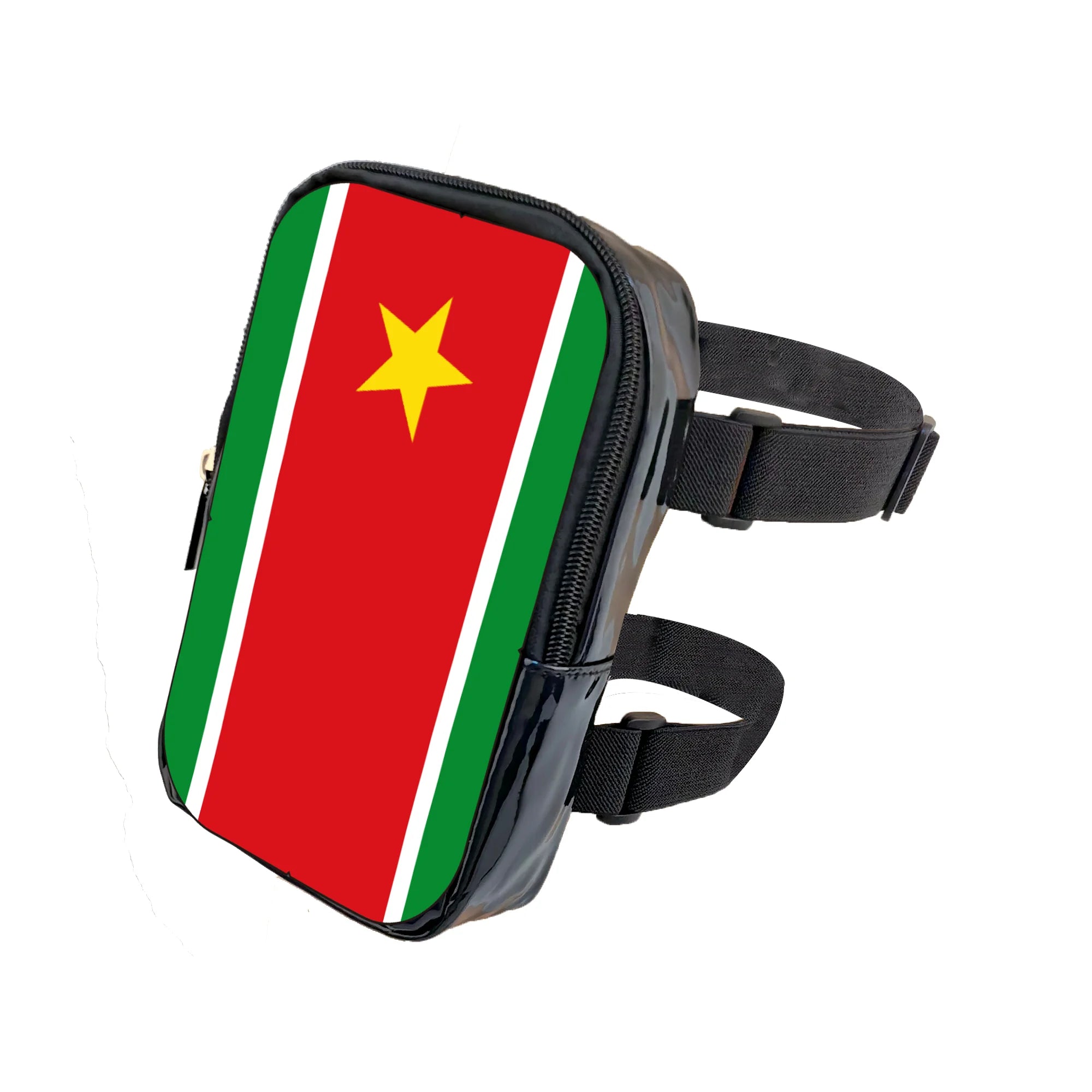 2025 Carnival Leg Bag With Countries Flags Thigh Bag for Women Adjustables Straps PU Waist Pouch Leg Bag for Carnival