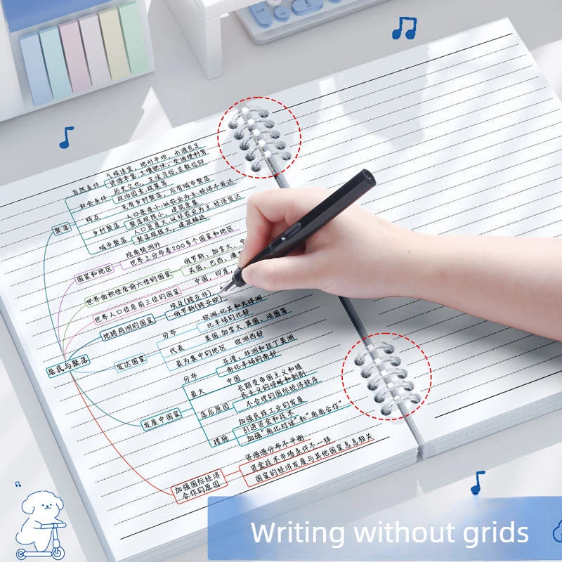 The Non-uncomfortable Loose-leaf Notebook B5 A Horizontal Line Notebook with Detachable Loose-leaf Pages A5
