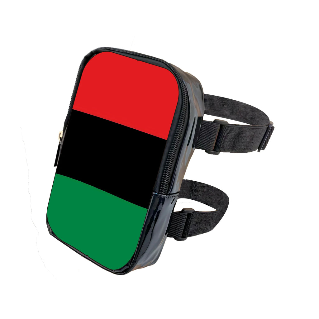 Carnival Flag Leg Bag | Women's Adjustable PU Thigh Waist Pouch