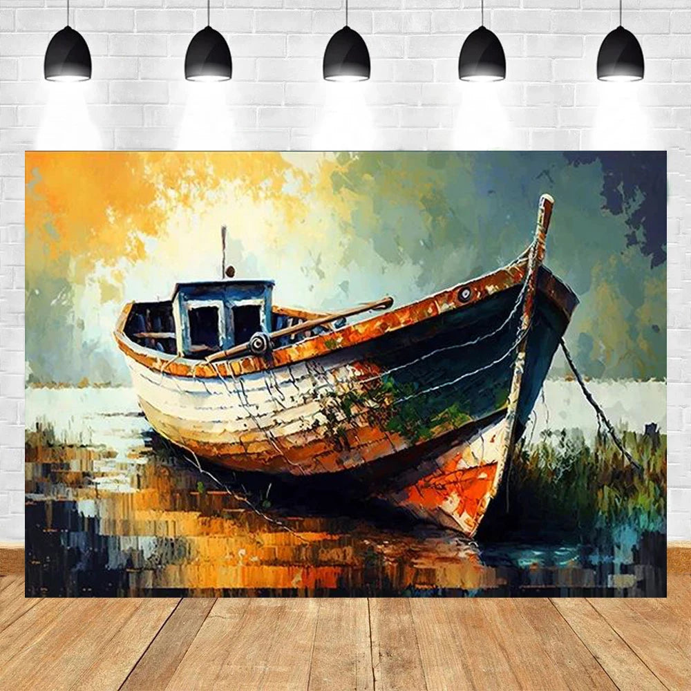 Island Treasure Map Party Backdrop