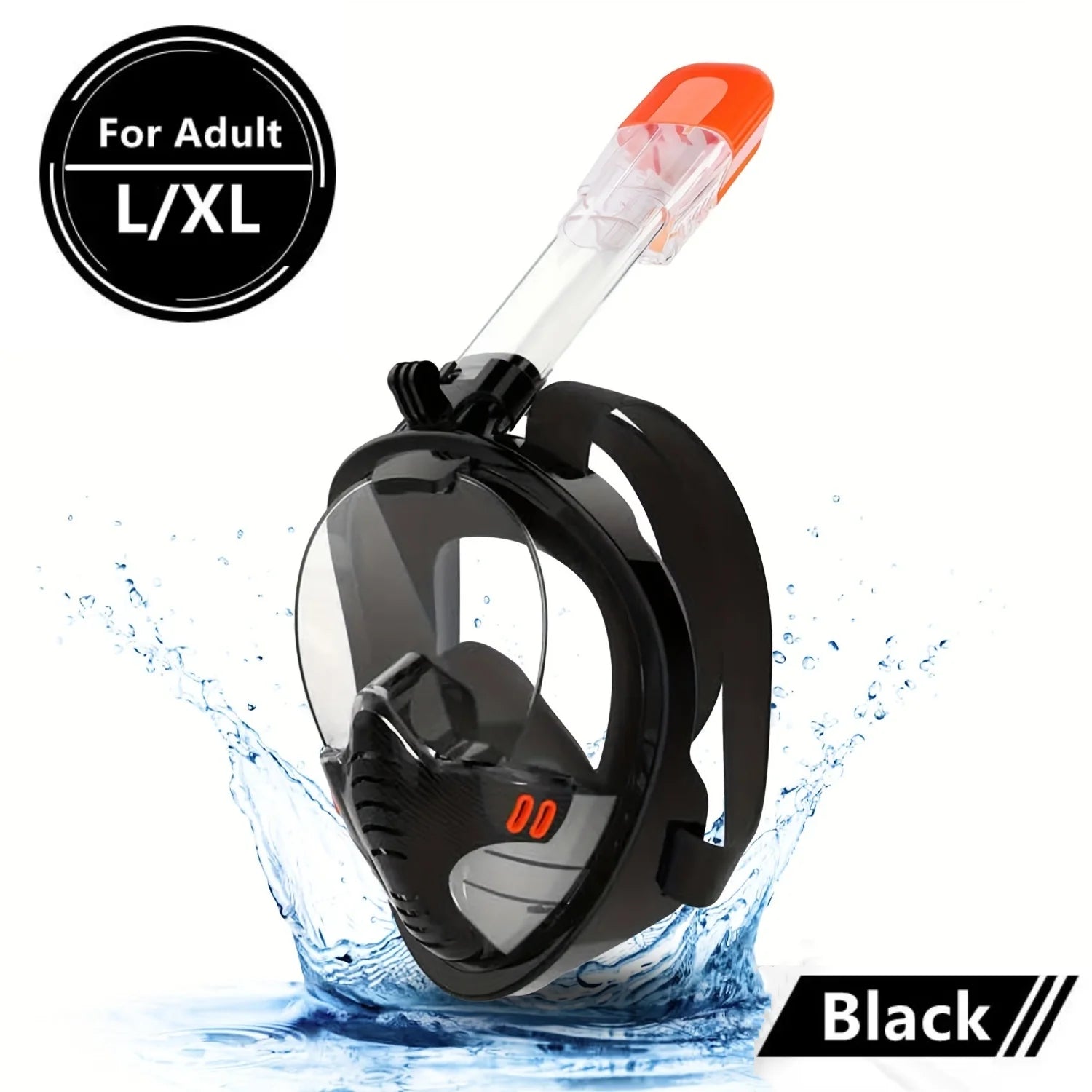 Full Face Snorkel Diving Mask – Anti-Fog Underwater Scuba Mask for Adults & Kids