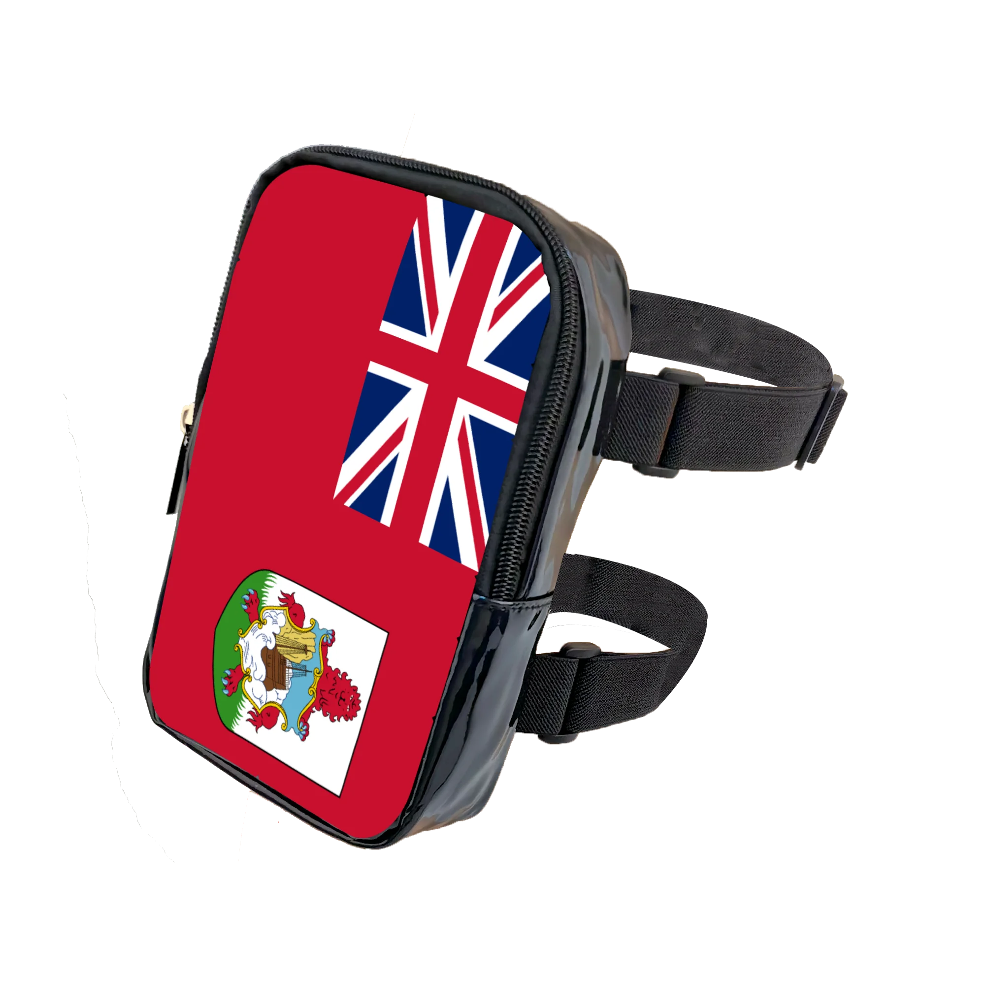 2025 Carnival Leg Bag With Countries Flags Thigh Bag for Women Adjustables Straps PU Waist Pouch Leg Bag for Carnival