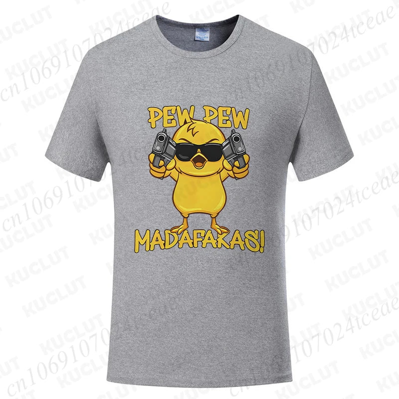 Pew Pew Madafakas Men's Graphic Tee – Funny Oversized Streetwear