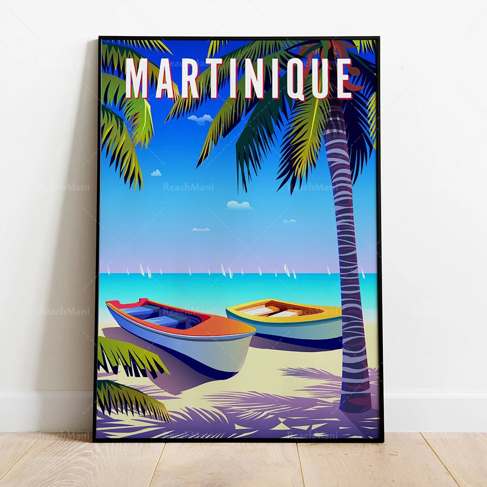 Caribbean Islands Travel Poster