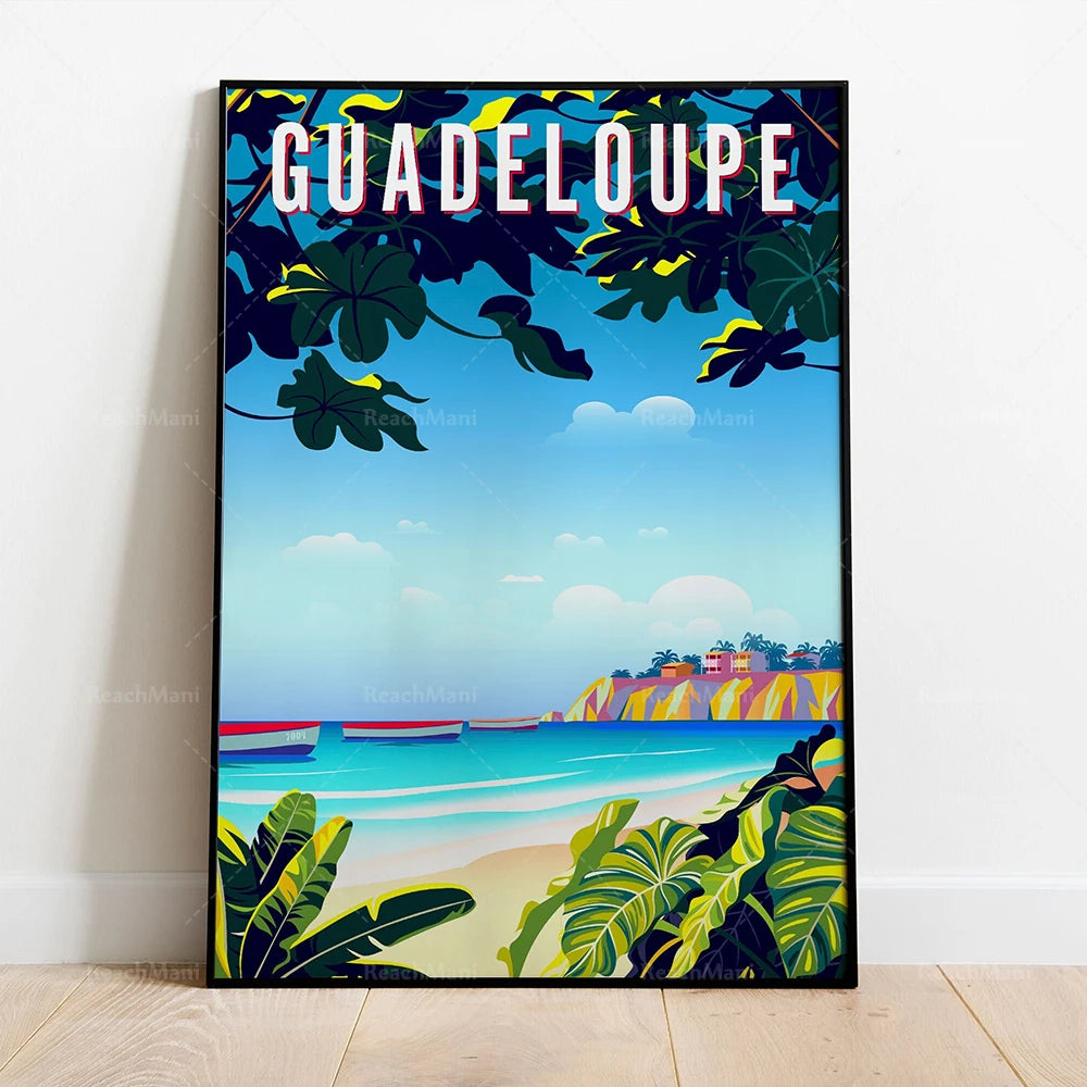 Caribbean Islands Travel Poster
