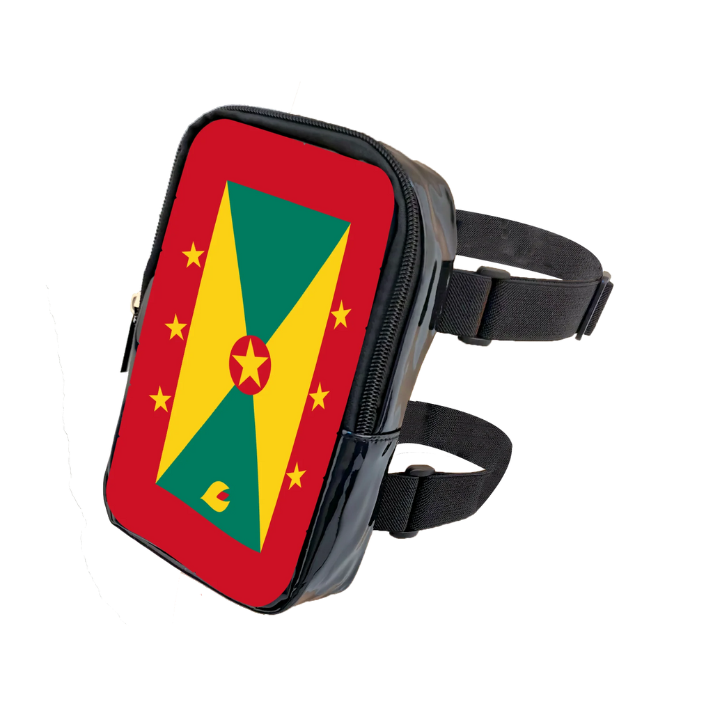 Carnival Flag Leg Bag | Women's Adjustable PU Thigh Waist Pouch