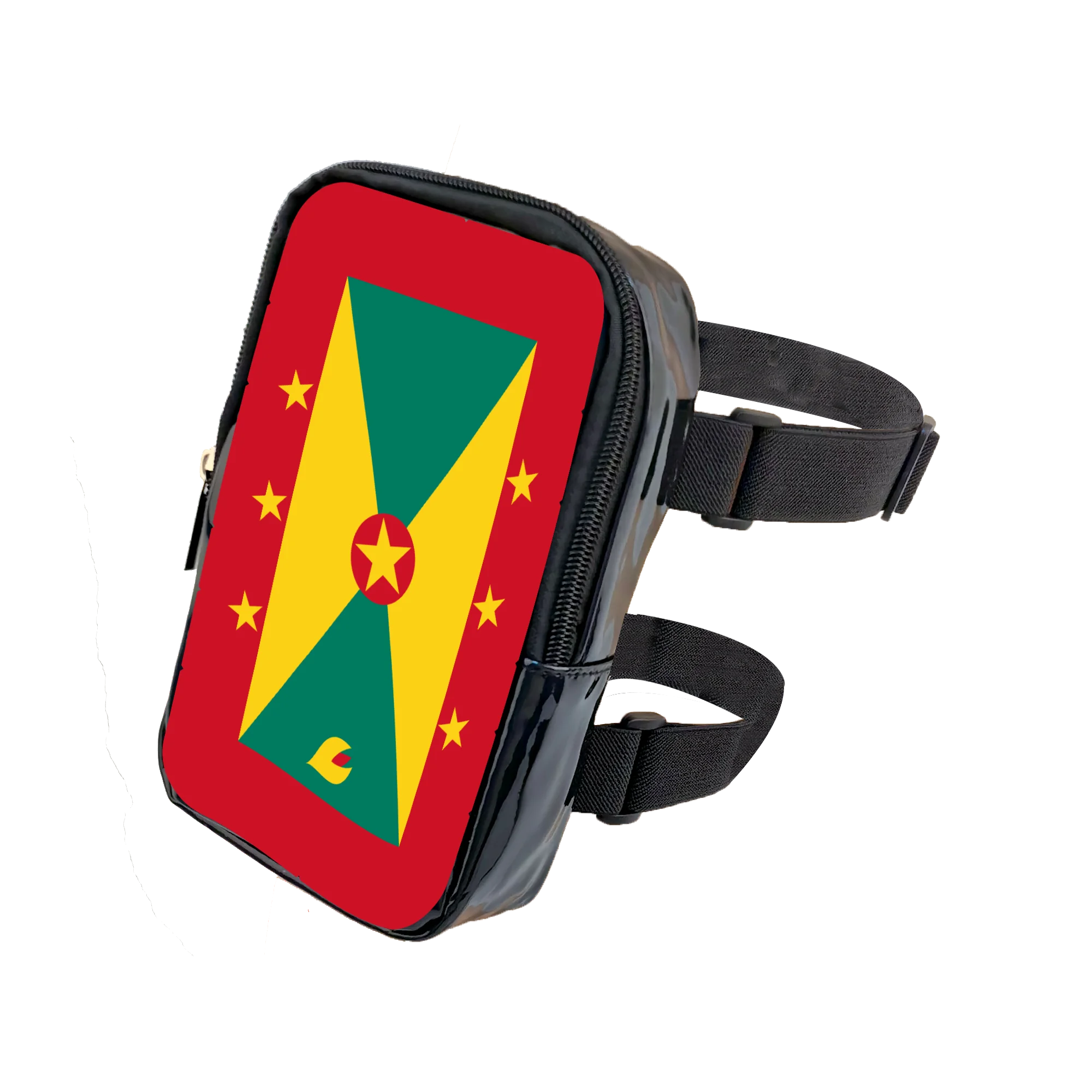 2025 Carnival Leg Bag With Countries Flags Thigh Bag for Women Adjustables Straps PU Waist Pouch Leg Bag for Carnival