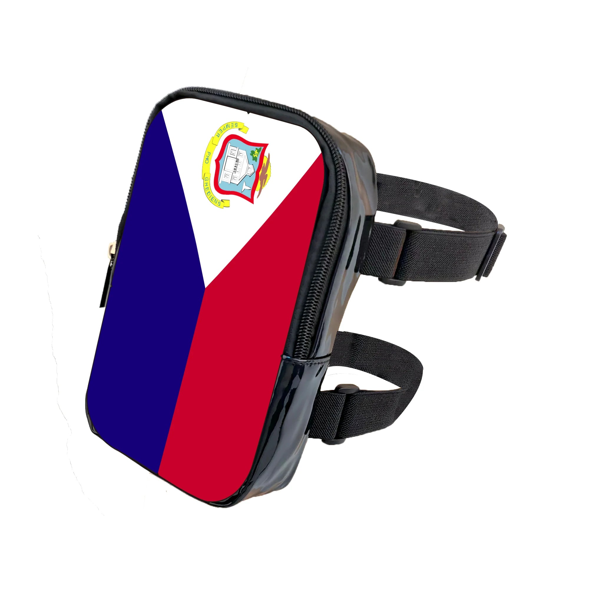2025 Carnival Leg Bag With Countries Flags Thigh Bag for Women Adjustables Straps PU Waist Pouch Leg Bag for Carnival