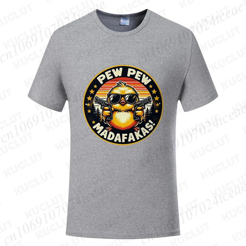 Pew Pew Madafakas Men's Graphic Tee – Funny Oversized Streetwear