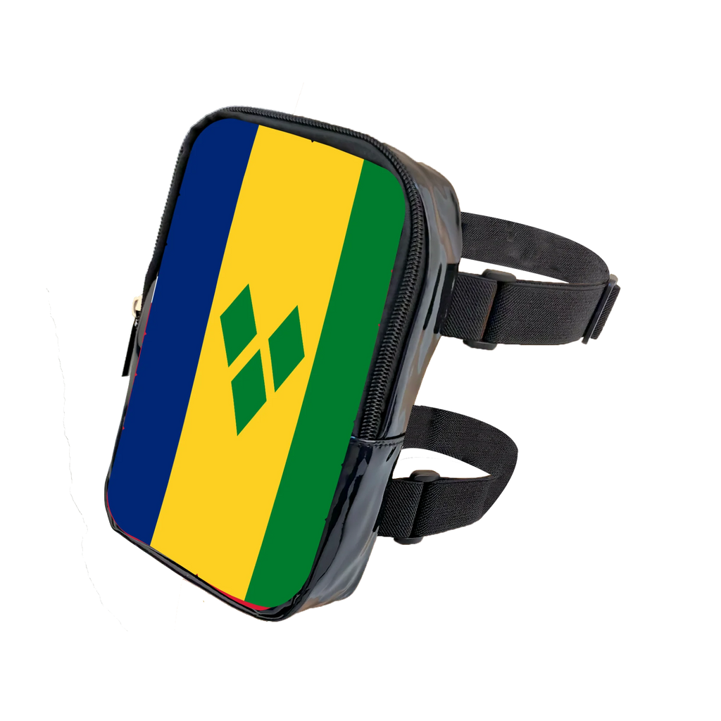 Carnival Flag Leg Bag | Women's Adjustable PU Thigh Waist Pouch