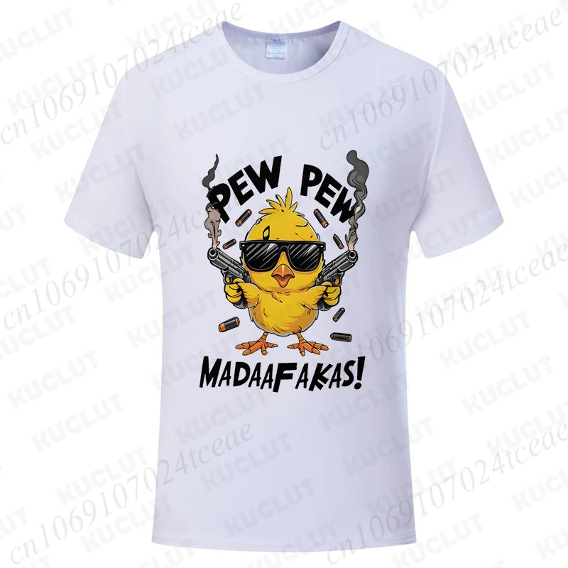 Pew Pew Madafakas Men's Graphic Tee – Funny Oversized Streetwear