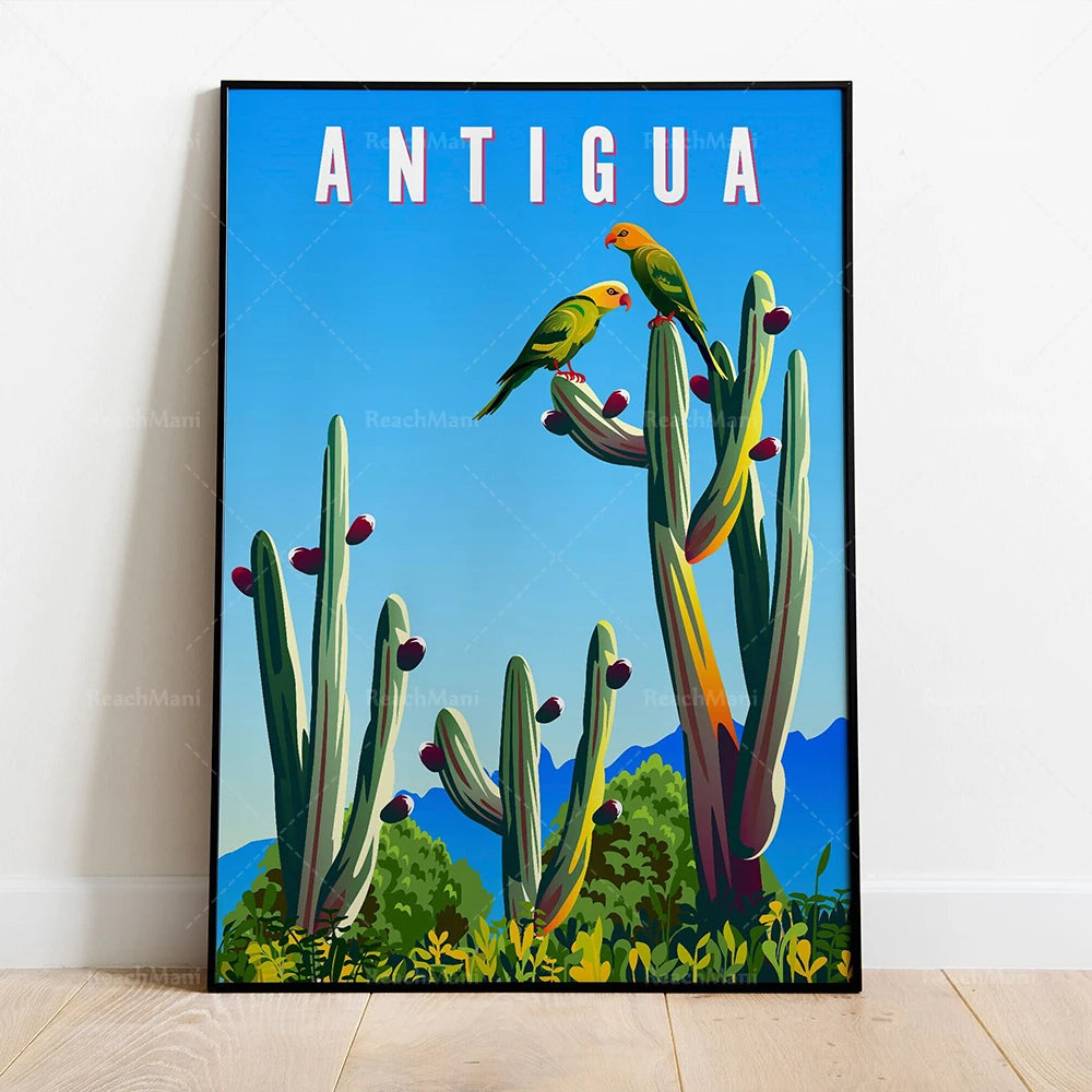 Caribbean Islands Travel Poster