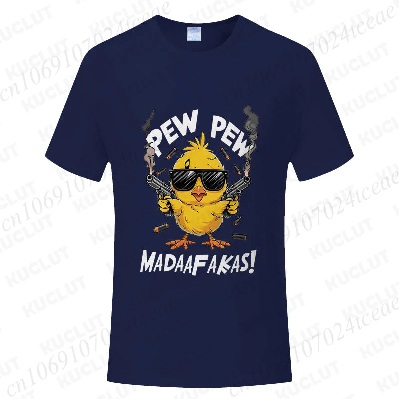 Pew Pew Madafakas Men's Graphic Tee – Funny Oversized Streetwear