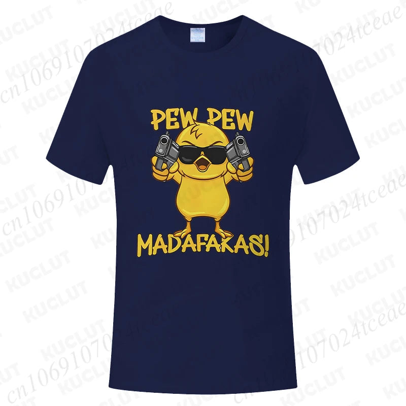 Pew Pew Madafakas Men's Graphic Tee – Funny Oversized Streetwear