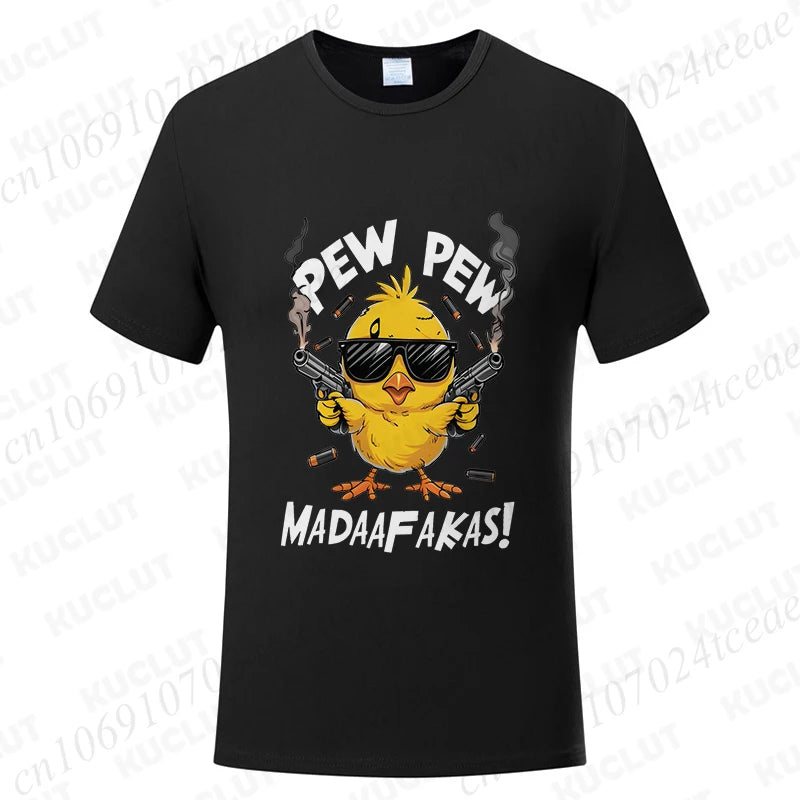 Pew Pew Madafakas Men's Graphic Tee – Funny Oversized Streetwear