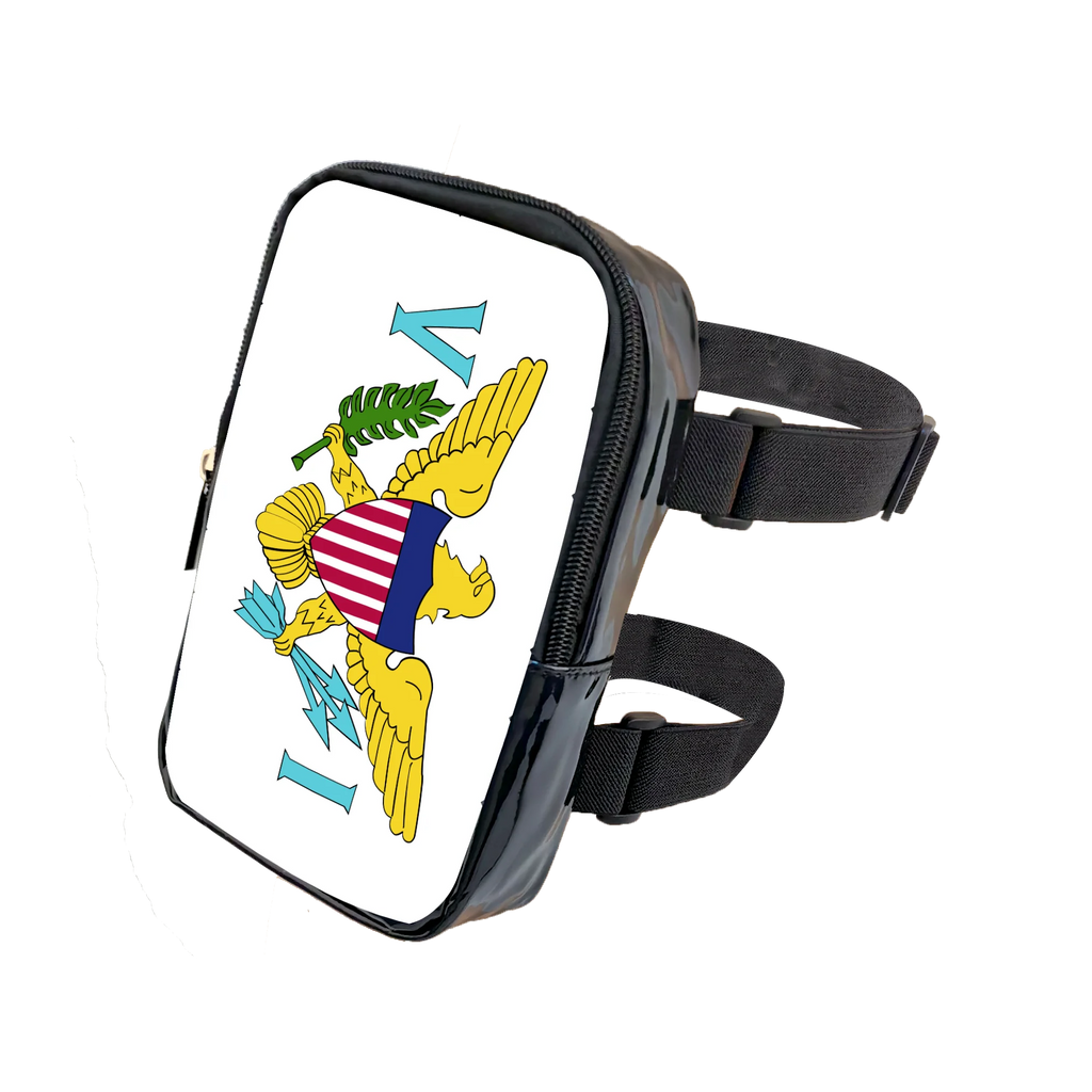 Carnival Flag Leg Bag | Women's Adjustable PU Thigh Waist Pouch