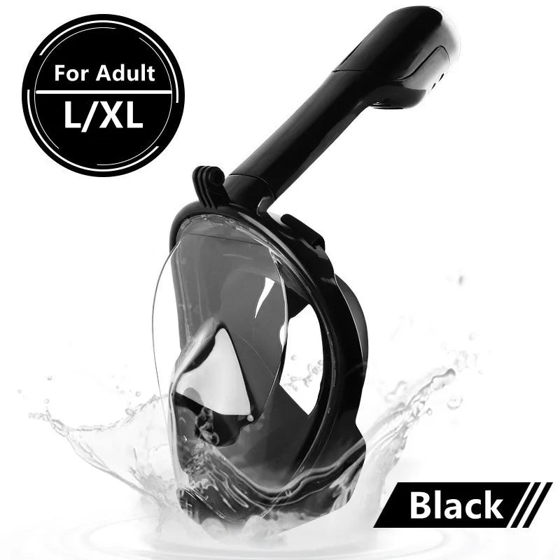 Full Face Snorkel Diving Mask – Anti-Fog Underwater Scuba Mask for Adults & Kids