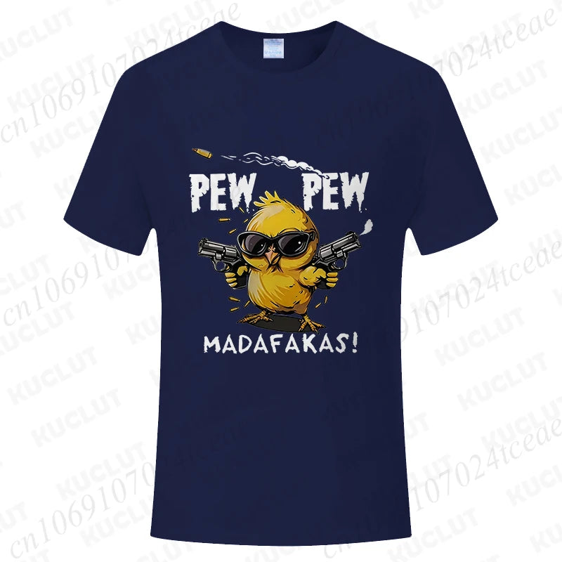 Pew Pew Madafakas Men's Graphic Tee – Funny Oversized Streetwear