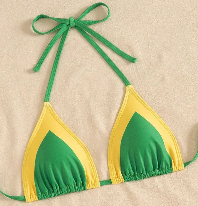 2026 Elegant Three-piece Jamaica Flag Bikini Set Women's Beachwear Separate Swimsuit Beach Fashion Female Swimwear
