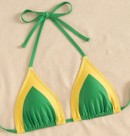 2026 Elegant Three-piece Jamaica Flag Bikini Set Women's Beachwear Separate Swimsuit Beach Fashion Female Swimwear