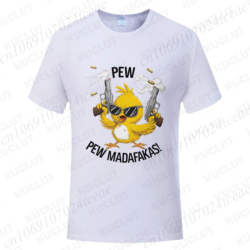 Pew Pew Madafakas Men's Graphic Tee – Funny Oversized Streetwear