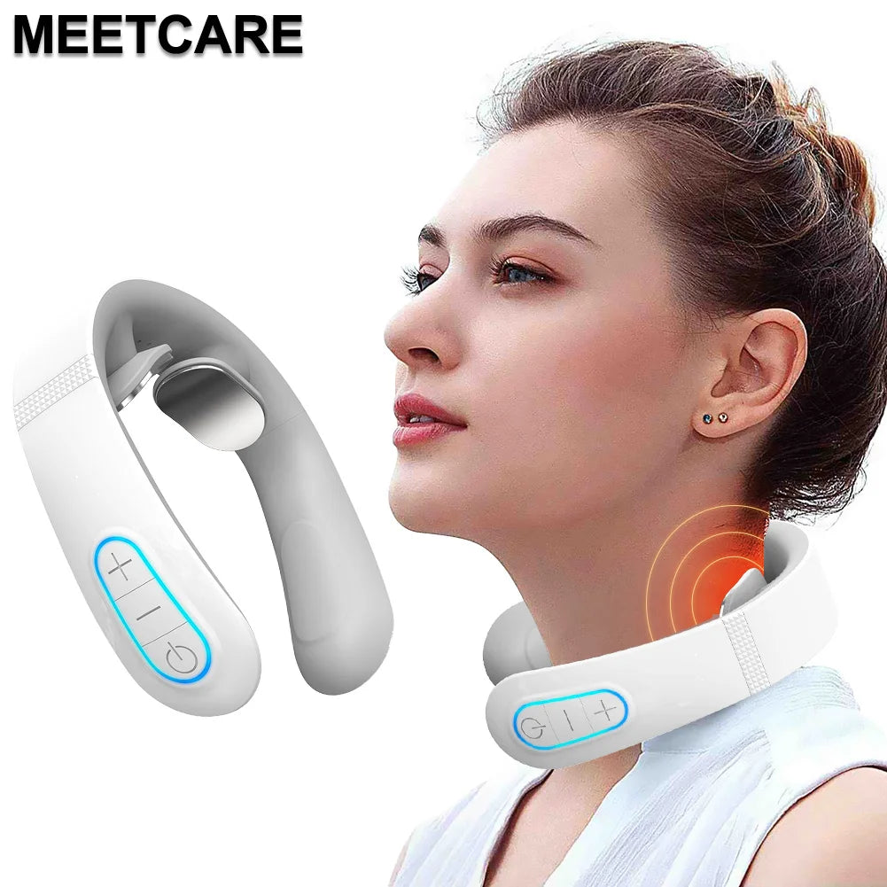 Pulse Neck Massager – Electric EMS Cervical Pain Relief & Muscle Relaxation Device